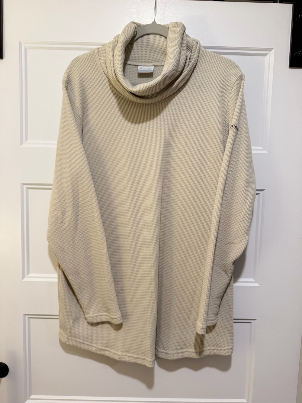 Columbia Waffle Knit Turtleneck Sweater